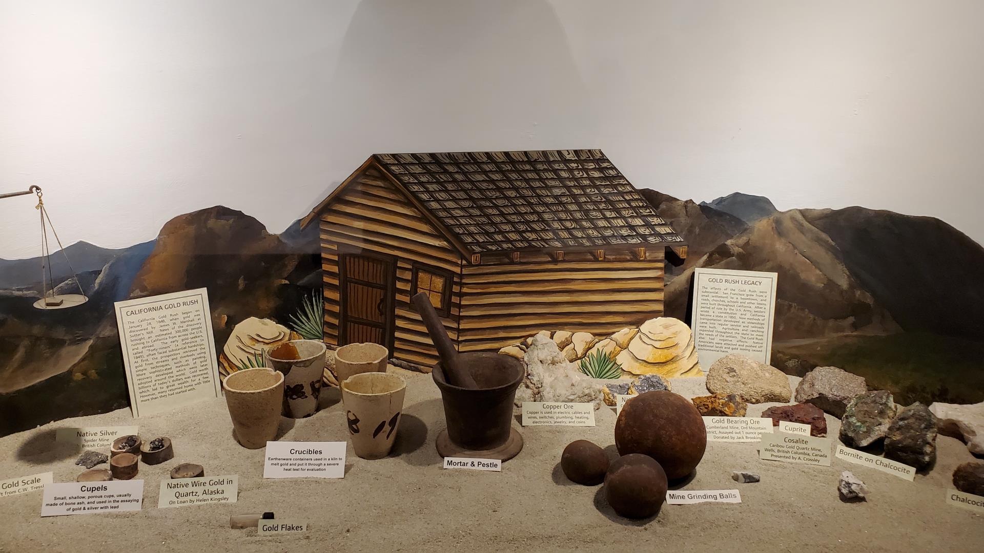 California Gold Rush exhibit