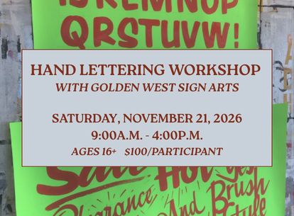 Hand Lettering Workshop